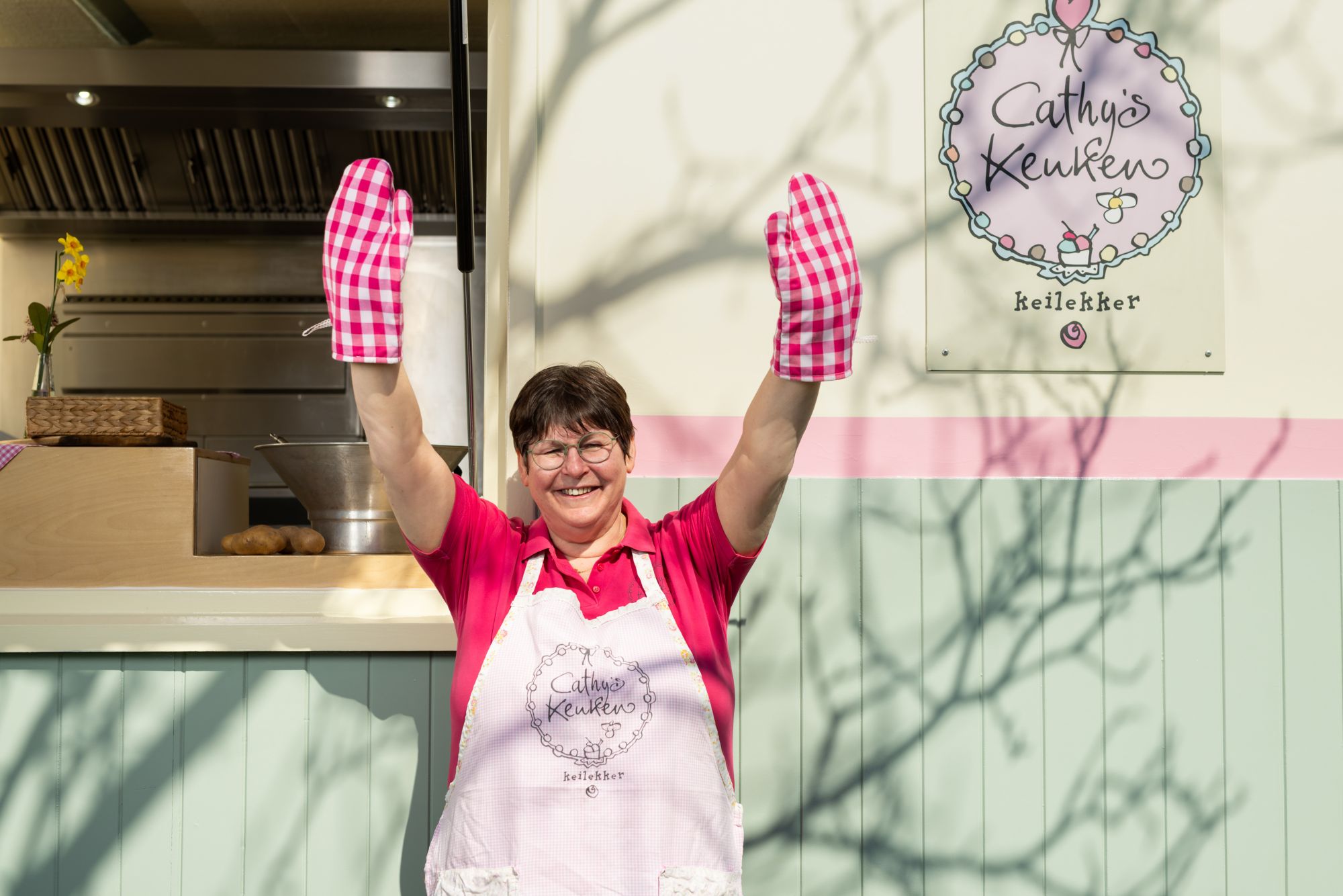 cathy's keuken huur een frietkraam