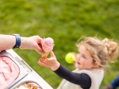Schepijs op locatie ambachtelijk gemaakt