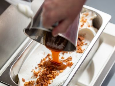 schepijs op locatie vers